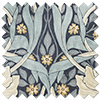 William Morris At Home Pimpernel, Indigo - Twist&Fit Roman Blind